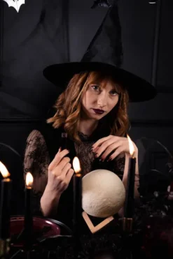 Kapelusz Wiedźmy Czarny klasyczny uniwersalny Halloween