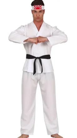 Karateka kimono białe Strój dla dorosłych