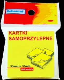 Karteczki kartki samoprzylepne 51 x 51 mm