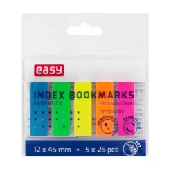 Karteczki samoprzylepne Zakładki indeksujące 12x45mm KOLOROWE