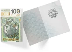 Kartka okolicznościowa urodzinowa banknot 100 zł