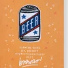 Kartka okolicznościowa z naszywką BEER PIWO
