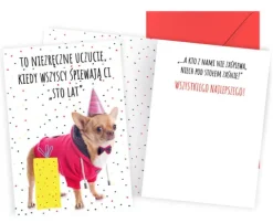 Kartka okolicznościowa Urodziny piesek