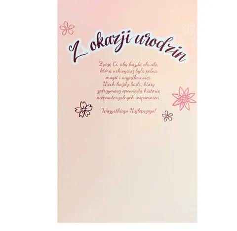 Kartka urodzinowa dla fotografa
