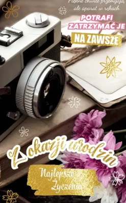 Kartka urodzinowa dla fotografa