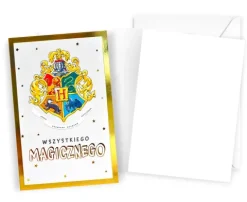 Kartka urodzinowa karnet Harry Potter herb