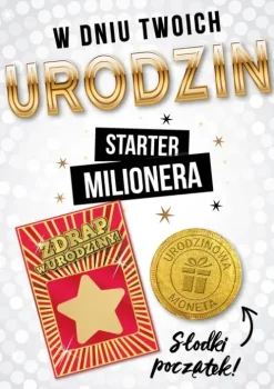 Kartka urodzinowa Starter Milionera