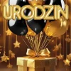 Kartka urodzinowa trójwymiarowa 3D "W dniu urodzin" 1 szt.