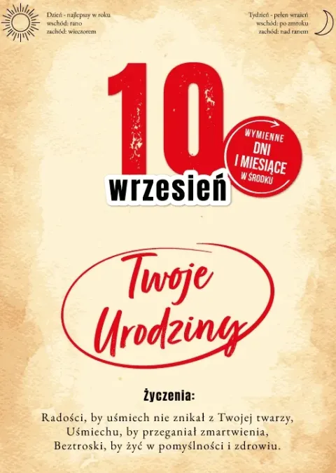 Kartka urodzinowa Twoje Urodziny PRL z personalizacją