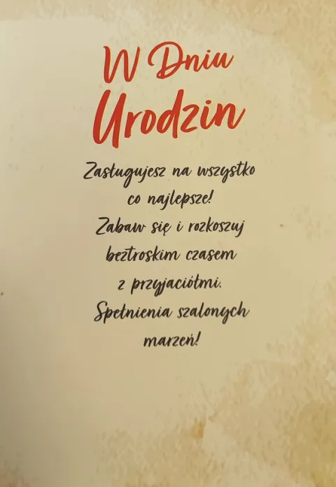 Kartka urodzinowa Twoje Urodziny PRL z personalizacją