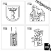 Karty do zabaw TRÓJMIASTO zestaw 15 szt. do wydruku PDF