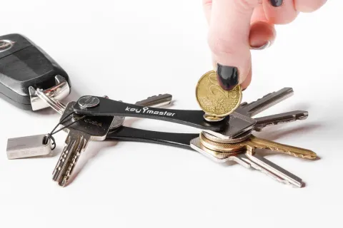 Key master / organizer do kluczy - czarny