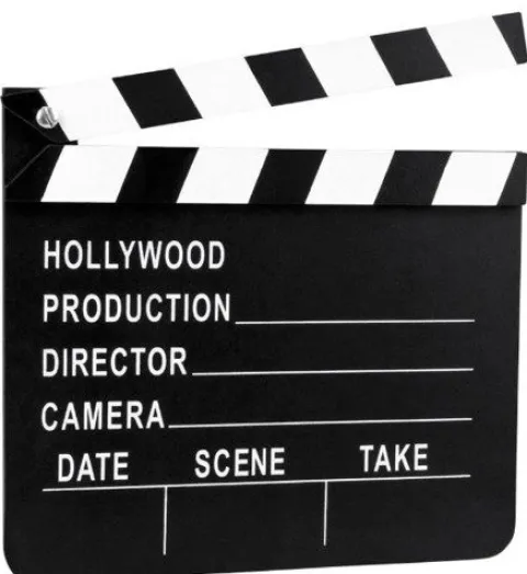 Klaps filmowy reżysera Hollywood