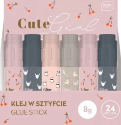 Klej w sztyfcie Cute Girl mix wzorów 1 szt.