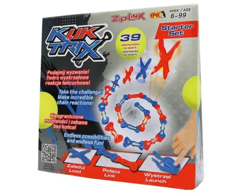 Klocki konstrukcyjne KLIK TRIX 39 elem. Epee