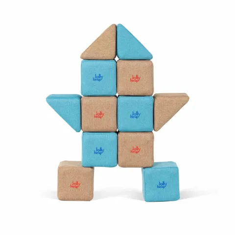 KLOCKI MAGNETYCZNE JollyHeap 12 szt. Montessori PIXI baby (kolory do wyboru)