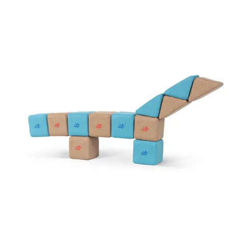 KLOCKI MAGNETYCZNE JollyHeap 12 szt. Montessori PIXI baby (kolory do wyboru)