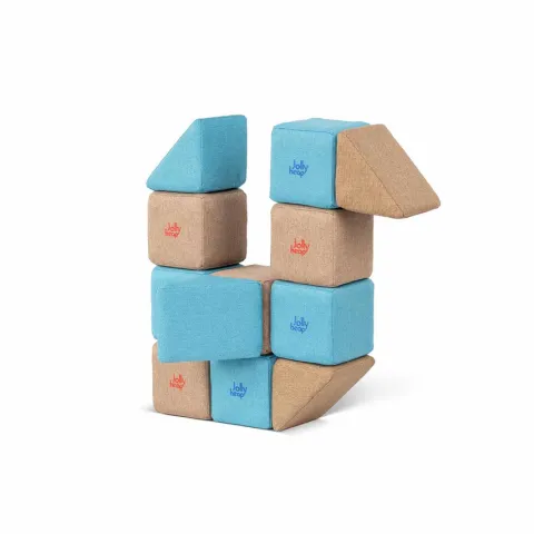 KLOCKI MAGNETYCZNE JollyHeap 12 szt. Montessori PIXI baby (kolory do wyboru)
