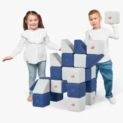 KLOCKI MAGNETYCZNE JollyHeap 24 szt. Montessori MINI (kolory do wyboru)
