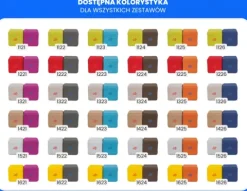 KLOCKI MAGNETYCZNE JollyHeap 50 szt. Montessori medium (kolory do wyboru)