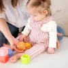 Klocki sensoryczna i piramidka zestaw edukacyjny Montessori