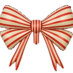 Kokarda czerwono kremowa balon foliowy 77x63 cm