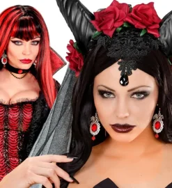 Kolczyki gotyckie diablicy nietoperze