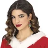 Kolczyki świąteczne cukrowe laski Candy cane
