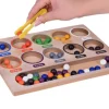 Kolorowe kulki Montessori Sorter nauka kolorów