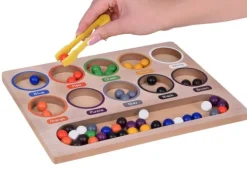 Kolorowe kulki Montessori Sorter nauka kolorów
