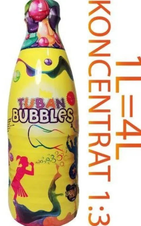 Koncentrat płynu do baniek mydlanych 1 litr = 4 l TUBAN