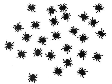 Konfetti Pająki 1,2 x 1,2 cm 15g Halloween