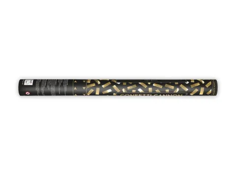 Konfetti pneumatyczne metaliczne ZŁOTE 60 cm