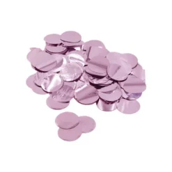 Konfetti kółka foliowe metaliczne Liliowe 15 gram