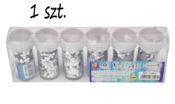 Konfetti metalizowane plaster miodu ZŁOTY SREBRNY 8g