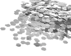 Konfetti metalizowane plaster miodu ZŁOTY SREBRNY 8g