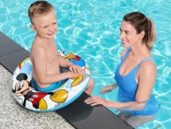 Koło dmuchane do pływania 56 cm Disney Mickey