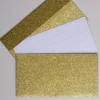 Koperta podarunkowa z bilecikiem złota brokatowa 17x9 cm 1 szt.