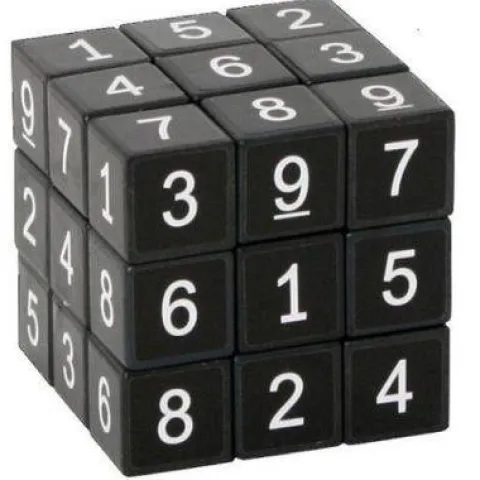 Kostka sudoku - CZARNA
