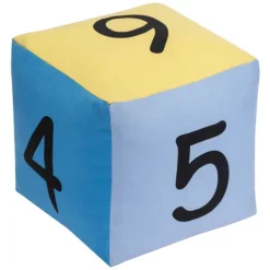 Kostka edukacyjna Pastelowa 20 cm Cyfry