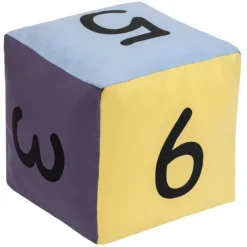 Kostka edukacyjna Pastelowa 15 cm - Cyfry