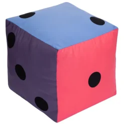 Kostka edukacyjna Pastelowa 20 cm Kropki