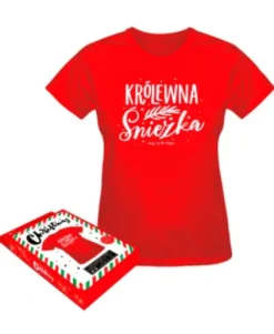 Koszulka damska świąteczna - Christmas Królowa Śnieżka M