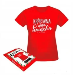Koszulka damska świąteczna - Christmas Królowa Śnieżka M