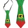 Krawat świąteczny elf 25 cm