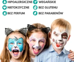 KrazeFX Paletka farb do malowania twarzy i ciała - Celebration