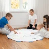 Kreatywna Mata Edukacyjna Mapa Świata AKSON (do malowania)