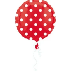 Kropki grochy okrągły balon foliowy Anagram 18''