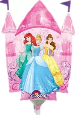 Księżniczki Princess zamek balon foliowy 33cm
