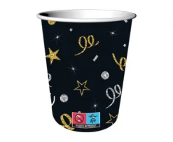 Kubeczki papierowe 40 URODZINY 200 ml 6 szt.